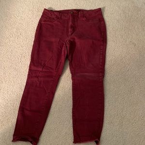 Maroon D Jeans